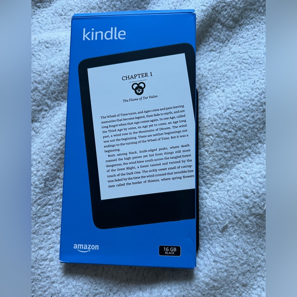 Amazon Kindle - 16GB Black, Lockscreen Ad-Supported
